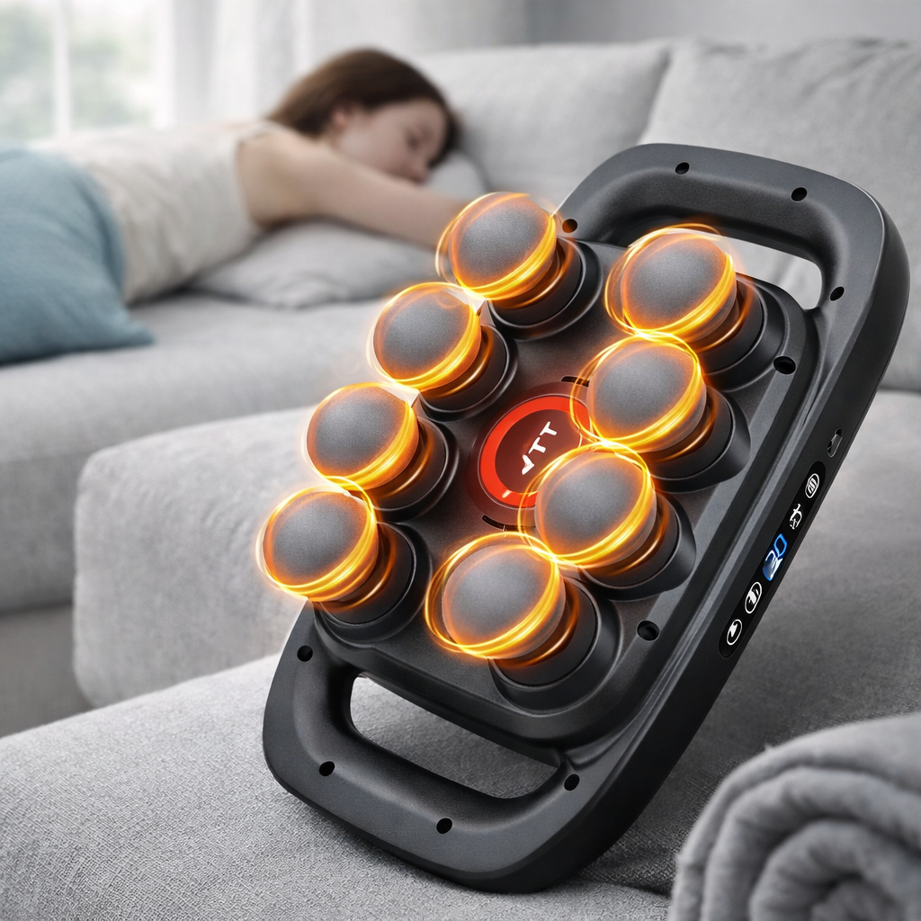 8 Head Massage Gun for Back, Shoulders, Legs,  & Muscle Pain Relief